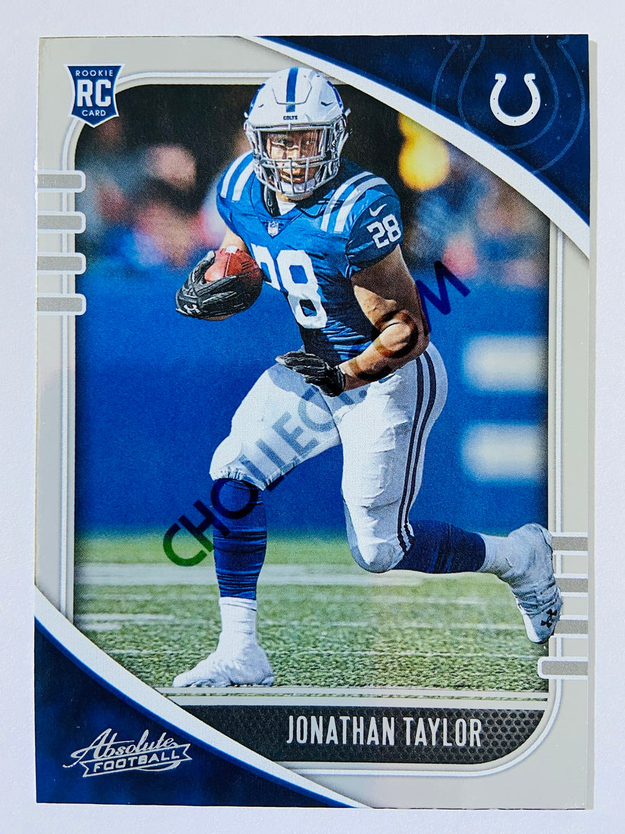 Jonathan Taylor - Indianapolis Colts 2020-21 Panini Absolute Football RC Rookie #161