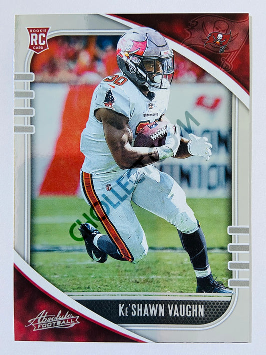 Ke'Shawn Vaughn - Tampa Bay Buccaneers 2020-21 Panini Absolute Football RC Rookie #171