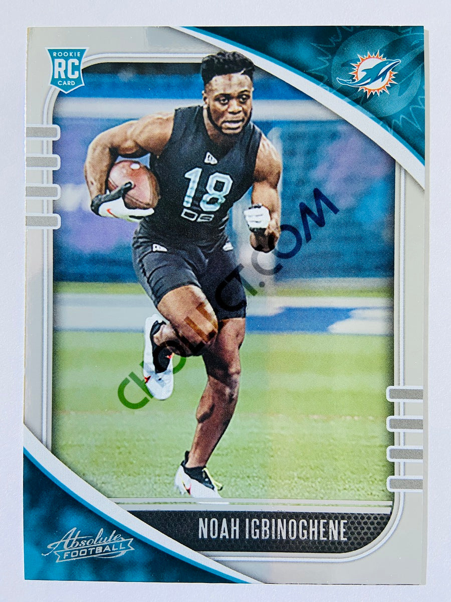 Noah Igbinoghene - Miami Dolphins 2020-21 Panini Absolute Football RC Rookie #184