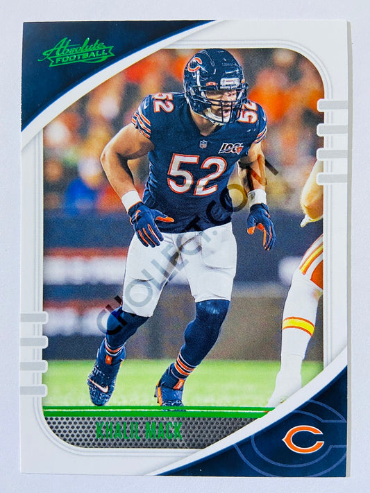 Khalil Mack - Chicago Bears 2020-21 Panini Absolute Football Green Parallel #58