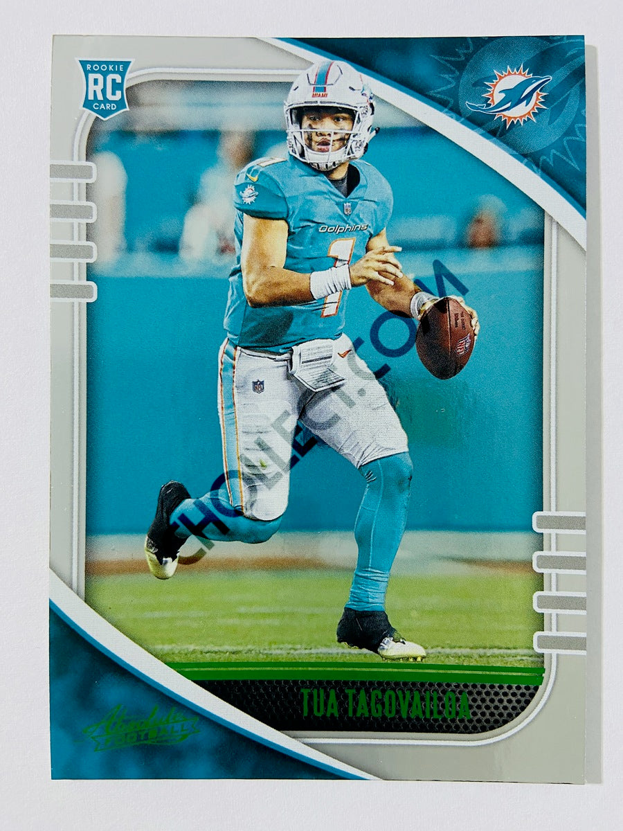 Tua Tagovailoa - Miami Dolphins 2020 Panini Absolute Football Green Parallel RC Rookie #194