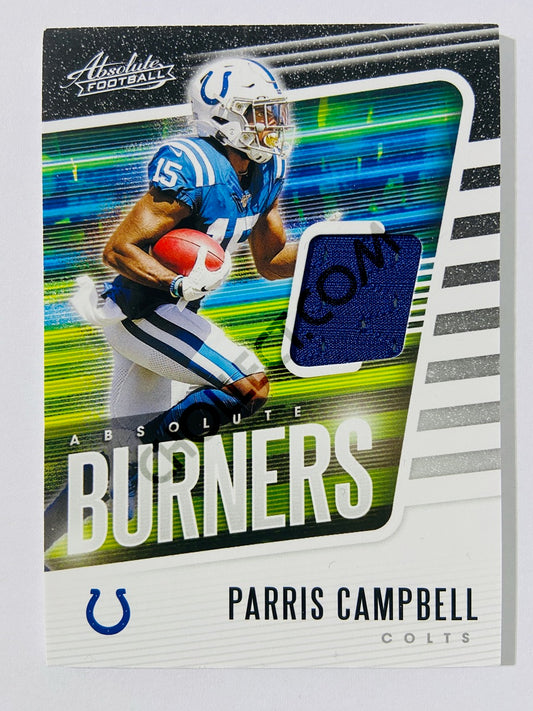 Parris Campbell - Indianapolis Colts 2020 Panini Absolute Football Absolute Burners #9