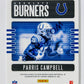 Parris Campbell - Indianapolis Colts 2020 Panini Absolute Football Absolute Burners #9