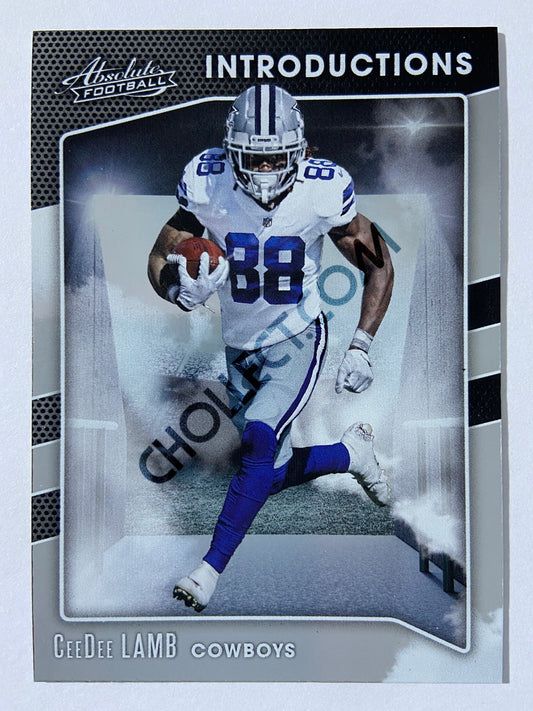 CeeDee Lamb - Dallas Cowboys 2020-21 Panini Absolute Football Introductions Rookie #6