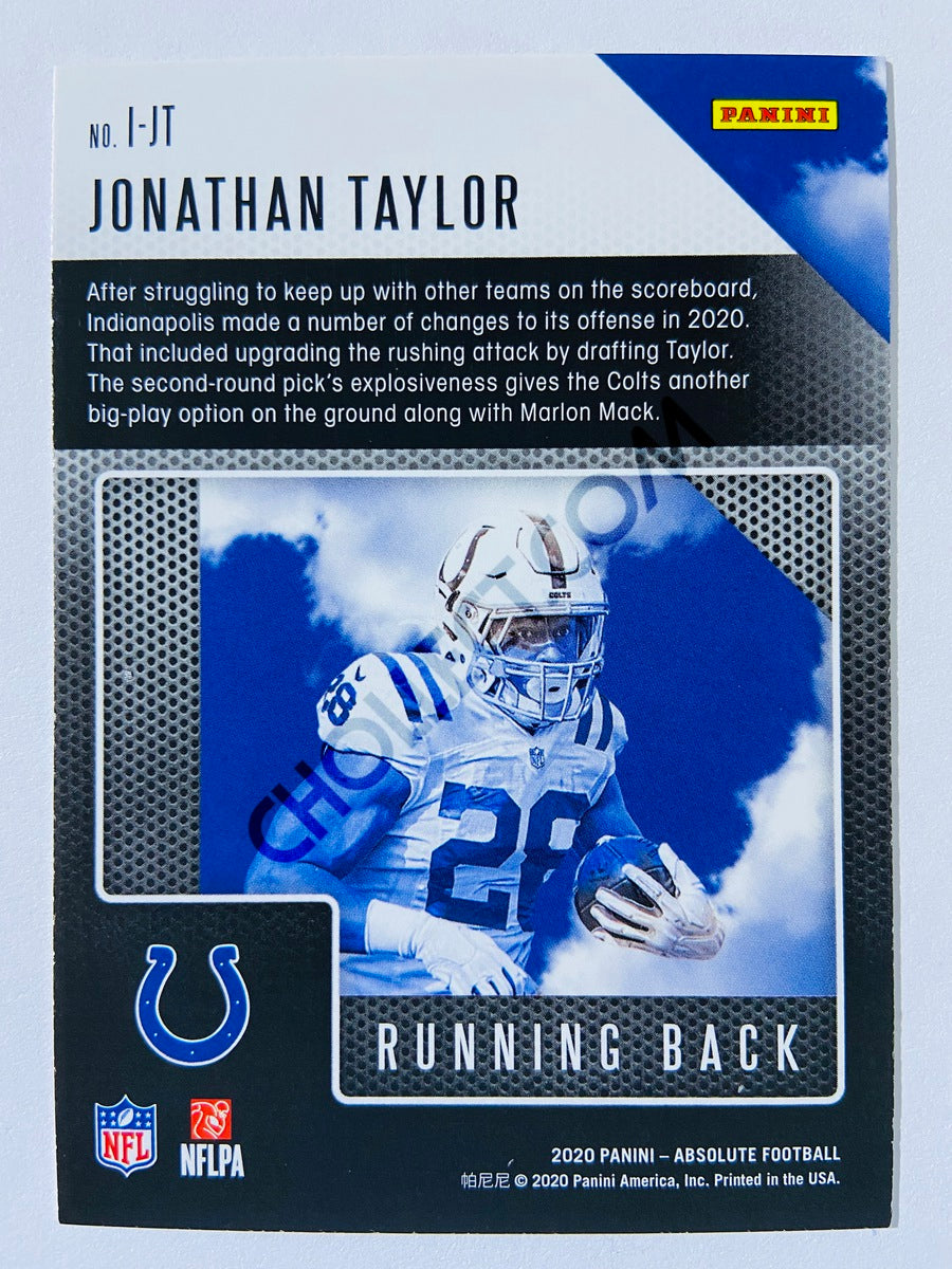 Jonathan Taylor - Indianapolis Colts 2020-21 Panini Absolute Football Introductions Rookie #15