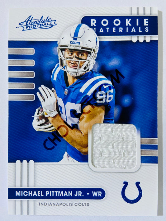 Michael Pittman Jr. - Indianapolis Colts 2020-21 Panini Absolute Football Rookie Materials #22