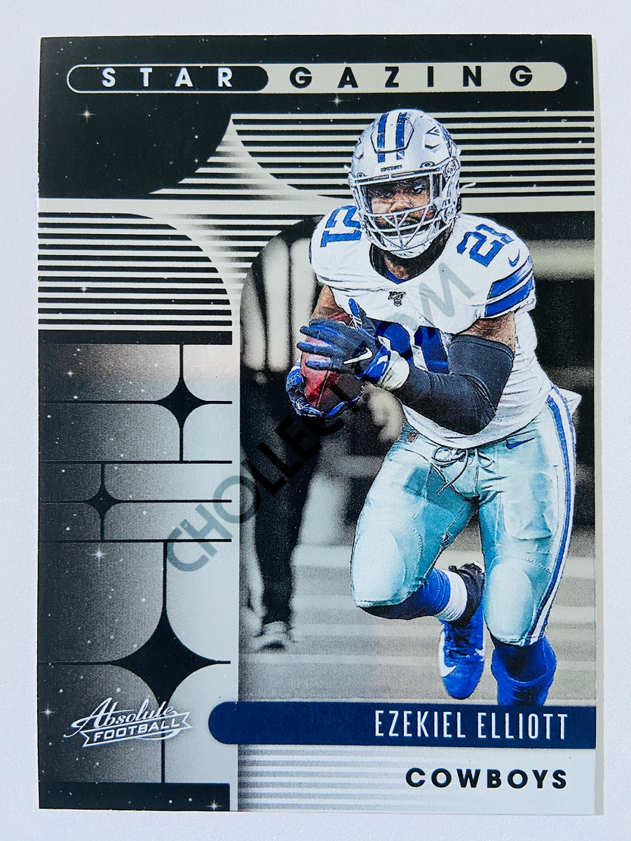 Ezekiel Elliott - Dallas Cowboys 2020-21 Panini Absolute Football Star Gazing #9