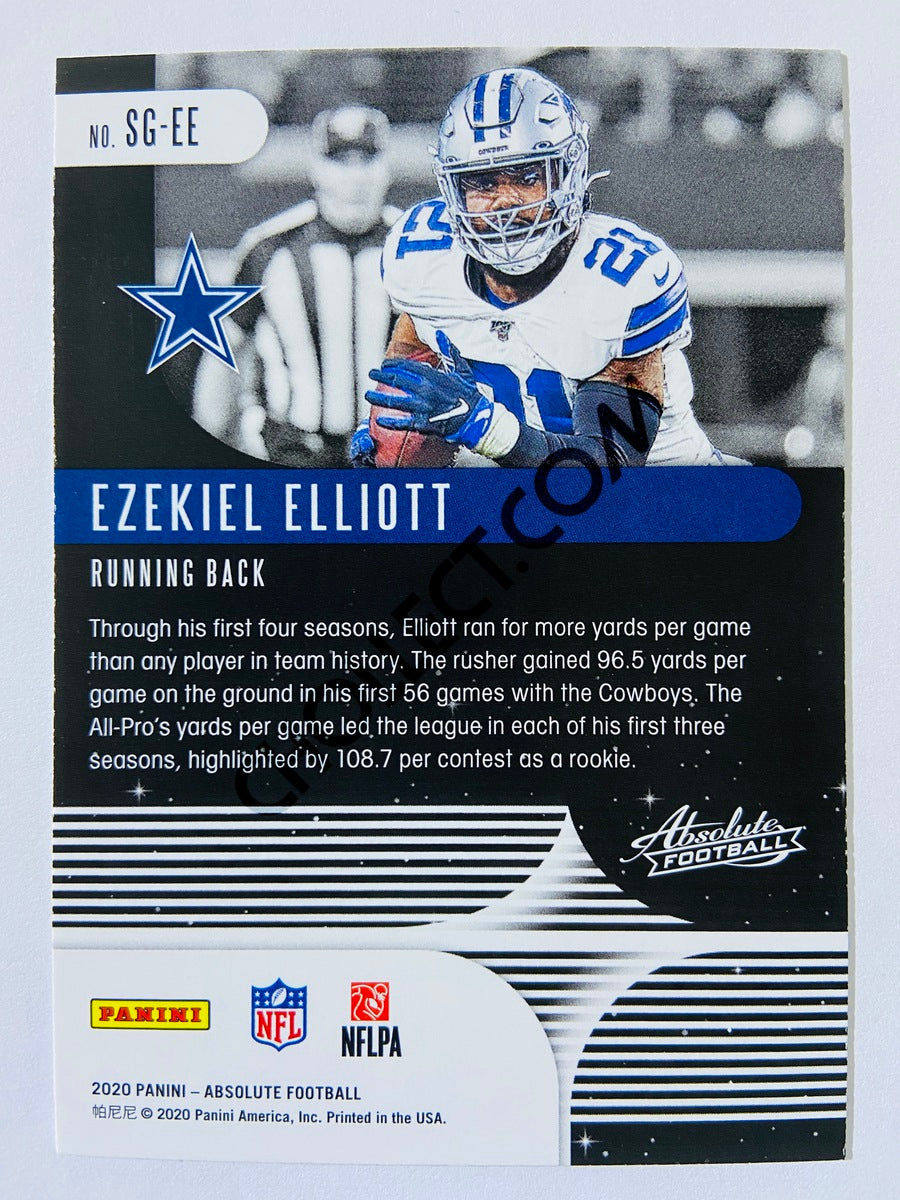 Ezekiel Elliott - Dallas Cowboys 2020-21 Panini Absolute Football Star Gazing #9