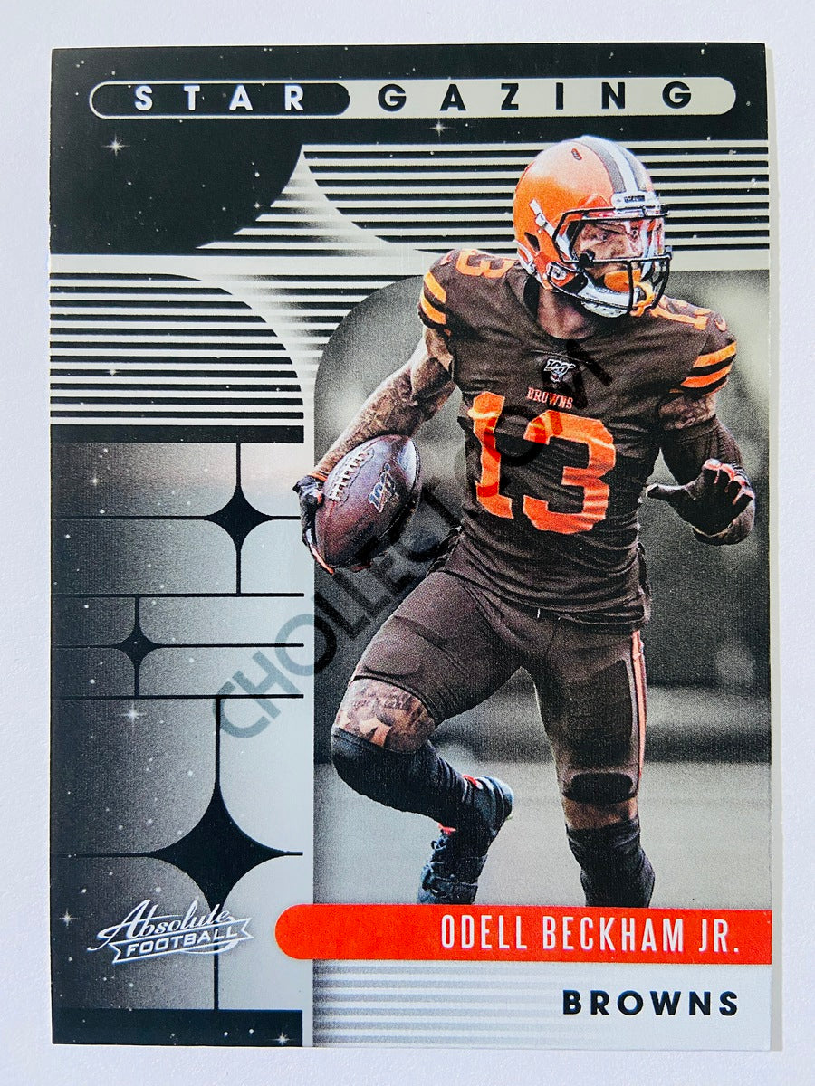 Odell Beckham Jr. - Cleveland Browns 2020-21 Panini Absolute Football Star Gazing #13