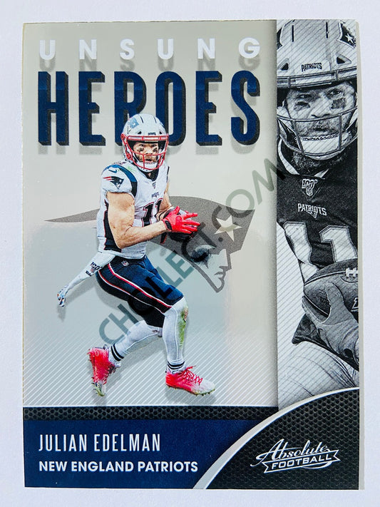 Julian Edelman - New England Patriots 2020-21 Panini Absolute Football Unsung Heroes #8