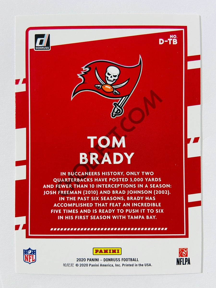 Tom Brady - Tampa Bay Buccaneers 2020 Panini Donruss Dominators #D-TB