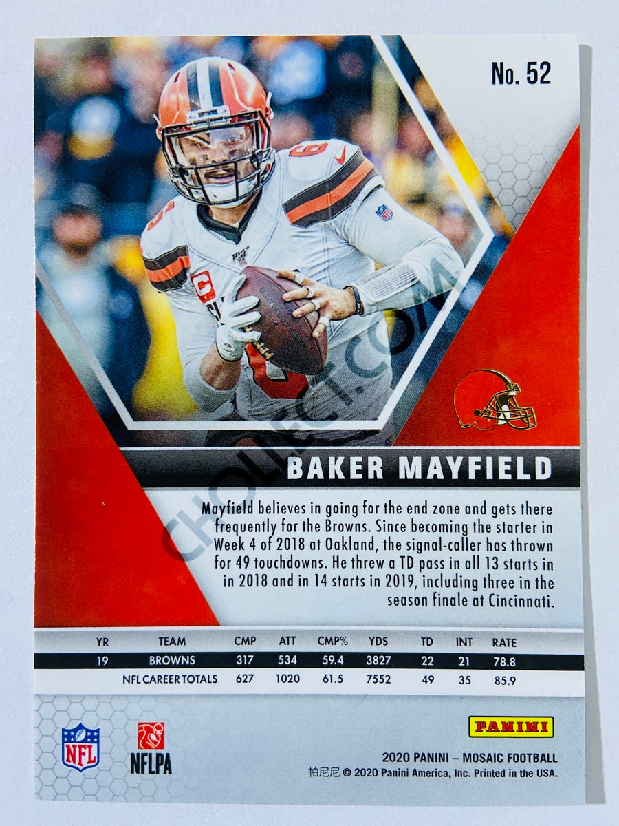 Baker Mayfield - Cleveland Browns 2020-21 Panini Mosaic #52