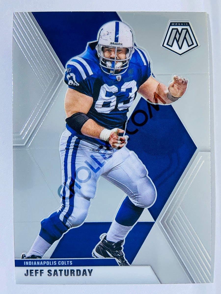 Jeff Saturday - Indianapolis Colts 2020-21 Panini Mosaic #96