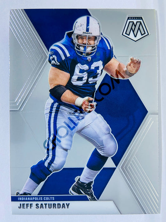 Jeff Saturday - Indianapolis Colts 2020-21 Panini Mosaic #96