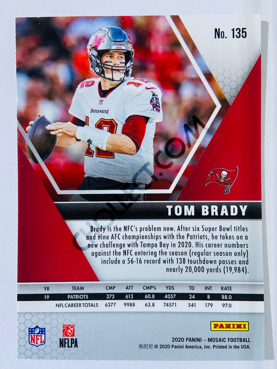 Tom Brady - Tampa Bay Buccaneers 2020-21 Panini Mosaic #135