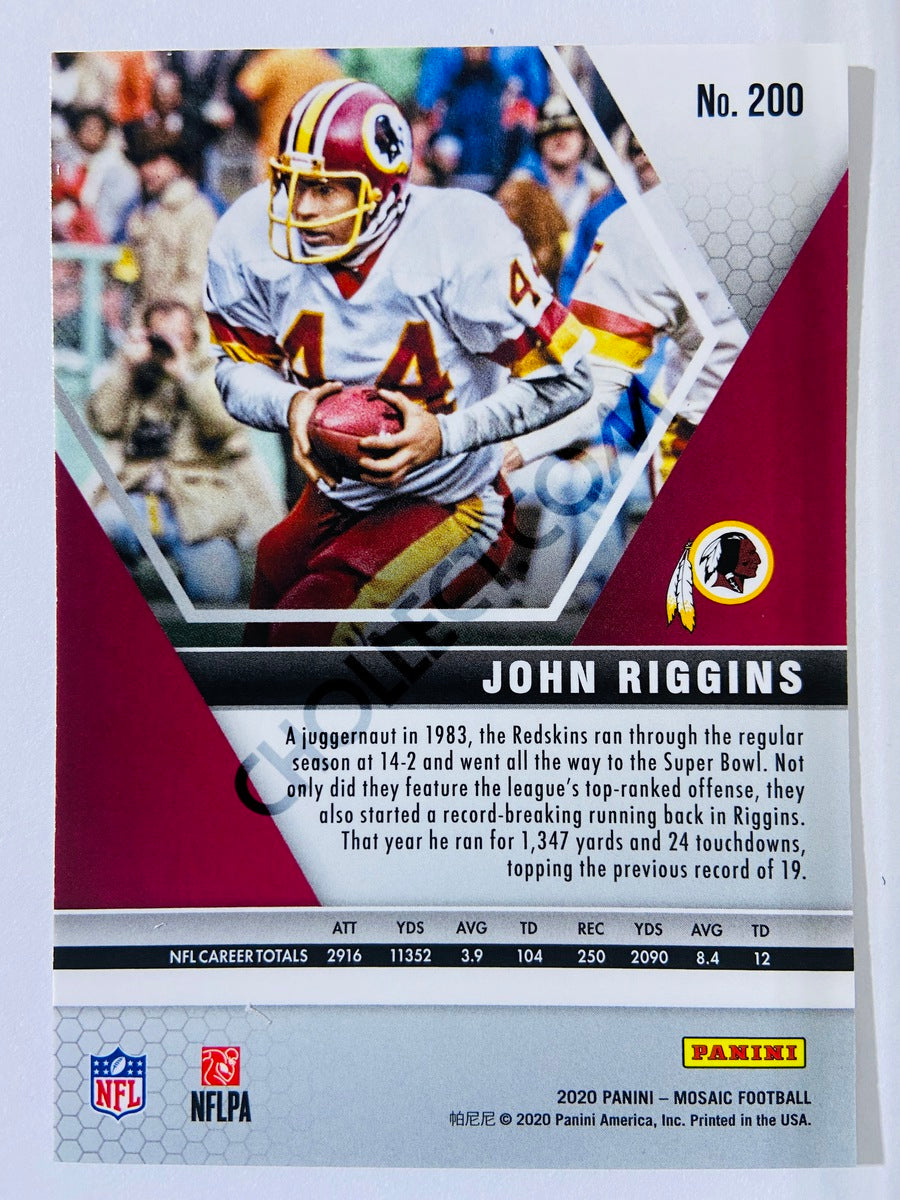 John Riggins - Washington Redskins 2020-21 Panini Mosaic #200