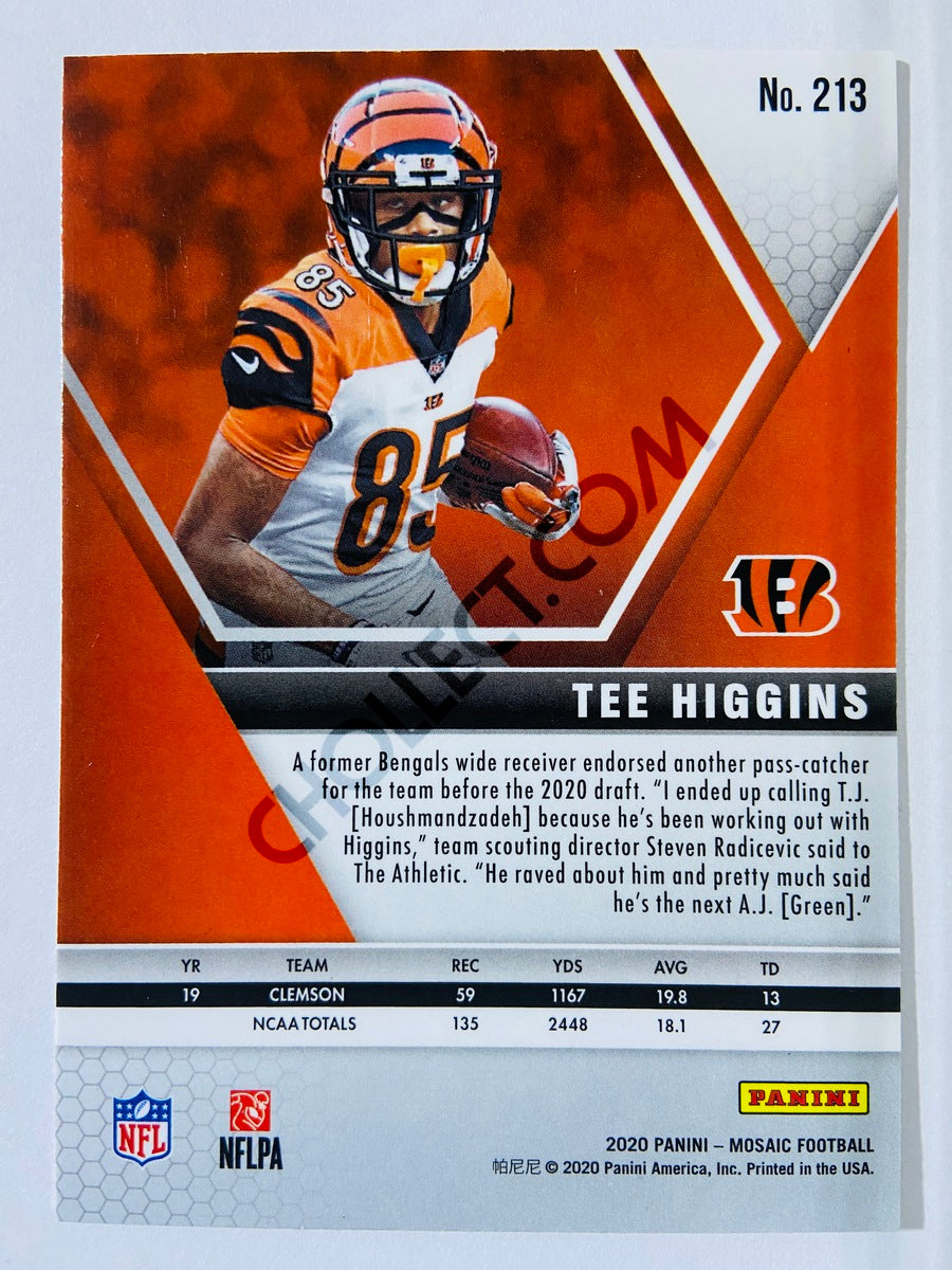 Tee Higgins - Cincinnati Bengals 2020-21 Panini Mosaic RC Rookie #213