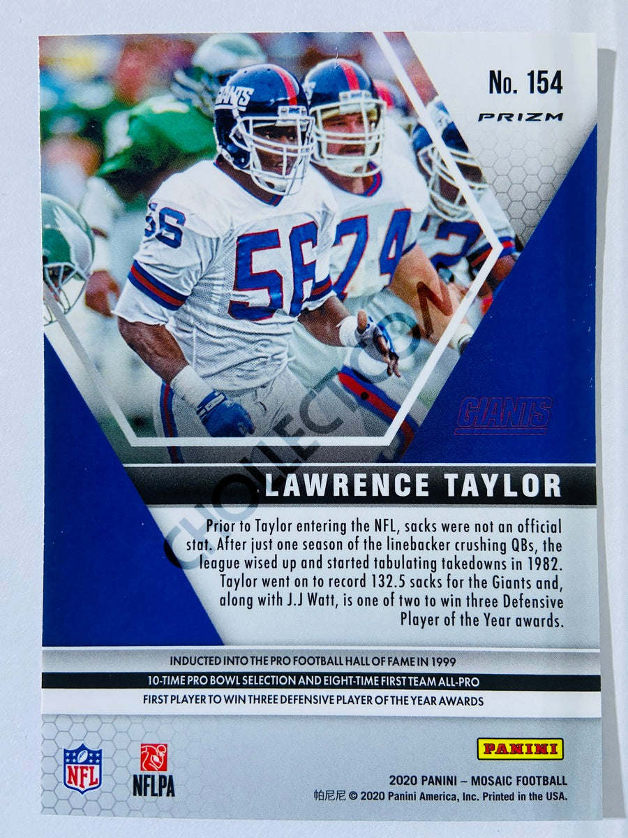 Lawrence Taylor - New York Giants 2020-21 Panini Mosaic Mosaic Parallel #154