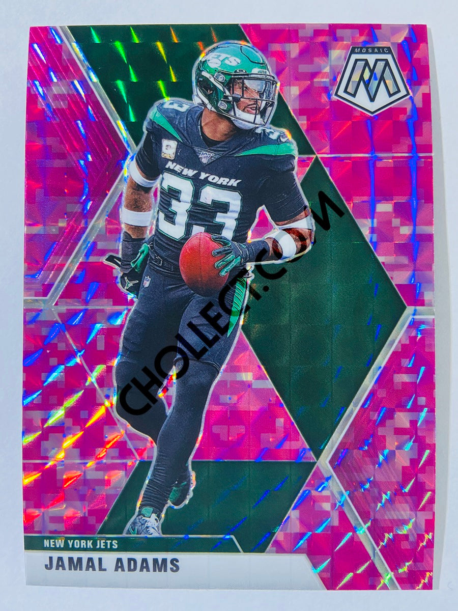 Jamal Adams - New York Jets 2020-21 Panini Mosaic Pink Camo Parallel #158