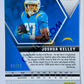 Joshua Kelley - Los Angeles Chargers 2020-21 Panini Mosaic RC Rookie #234 Blue Fluorescent 09|15