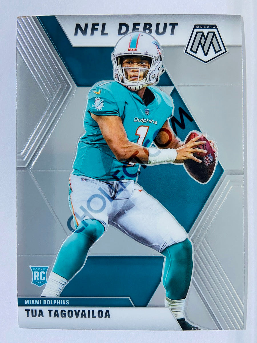 Tua Tagovailoa - Miami Dolphins 2020-21 Panini Mosaic NFL Debut RC Rookie #262