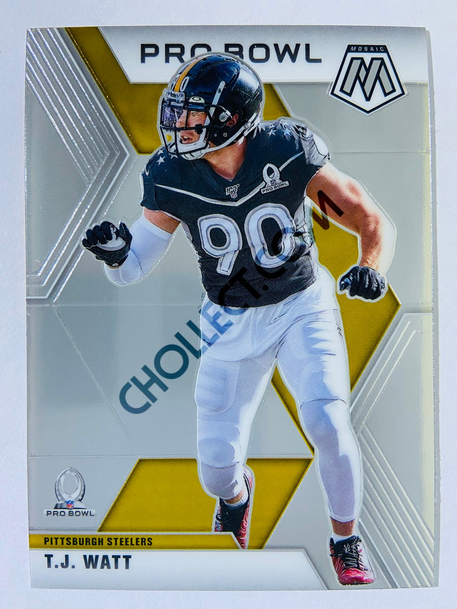 T.J. Watt - Pittsburgh Steelers 2020-21 Panini Mosaic Pro Bowl #254