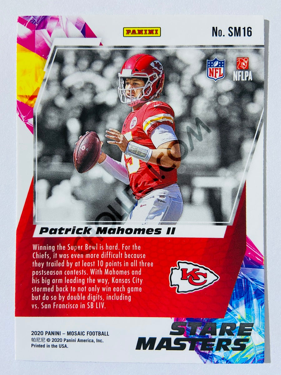 Patrick Mahomes II - Kansas City Chiefs 2020-21 Panini Mosaic Stare Masters #16