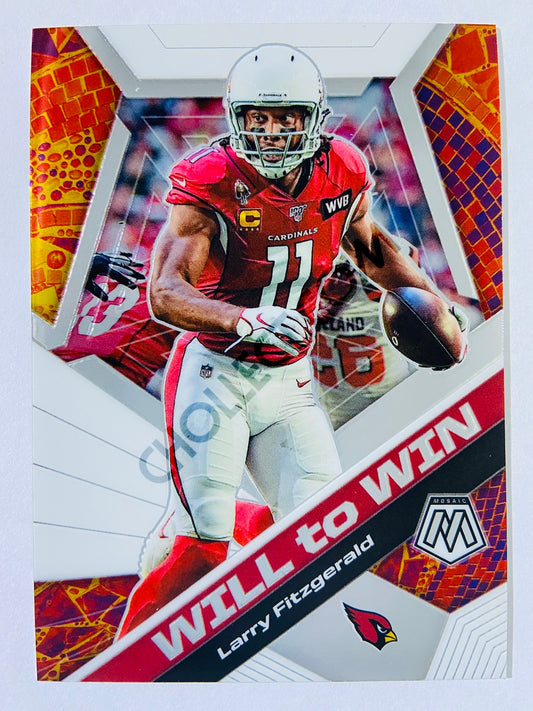 Larry Fitzgerald - Arizona Cardinals 2020-21 Panini Mosaic Will to Win #7