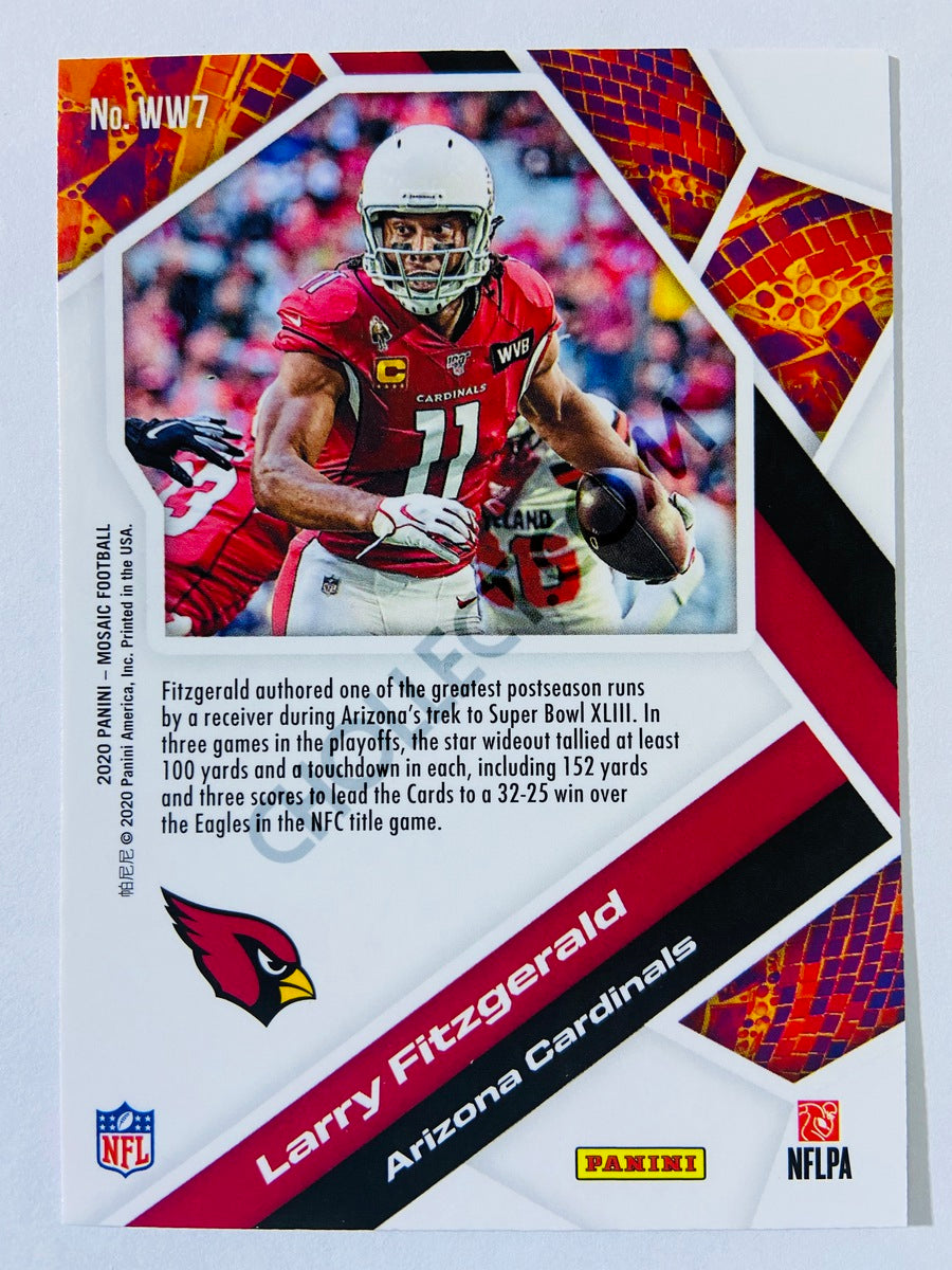 Larry Fitzgerald - Arizona Cardinals 2020-21 Panini Mosaic Will to Win #7