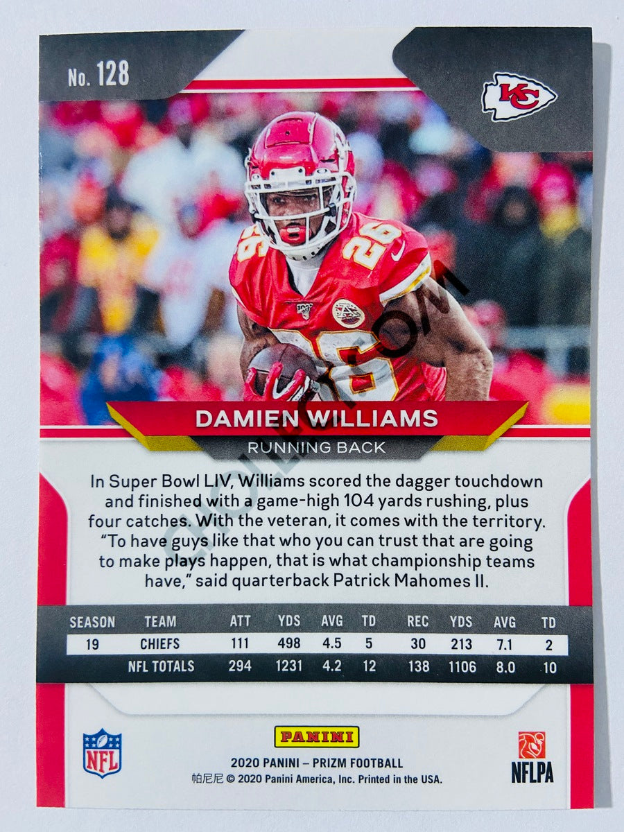 Damien Williams - Kansas City Chiefs 2020-21 Panini Prizm Football #128