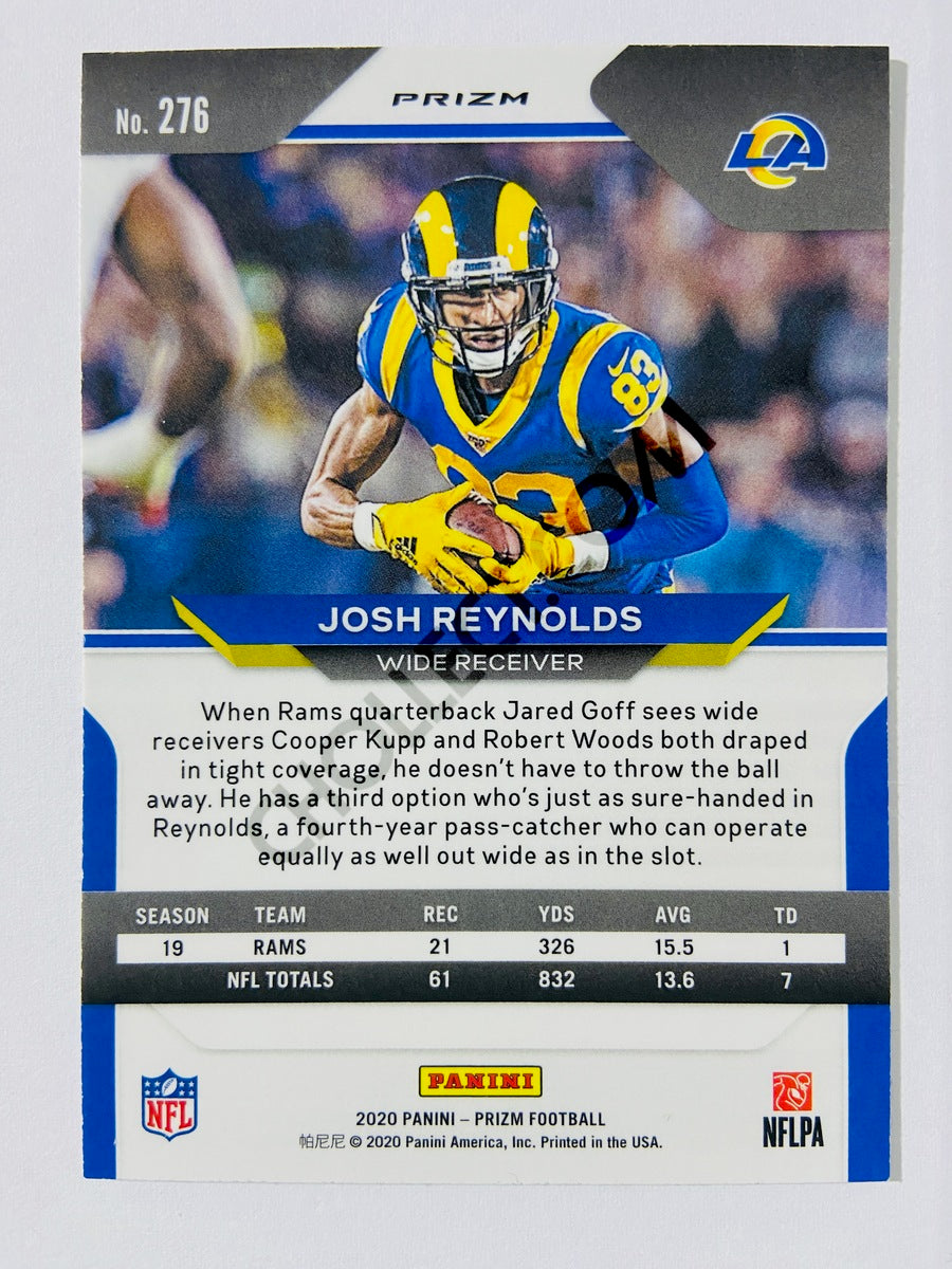 Josh Reynolds - Los Angeles Rams 2020 Panini Prizm Silver Parallel #276