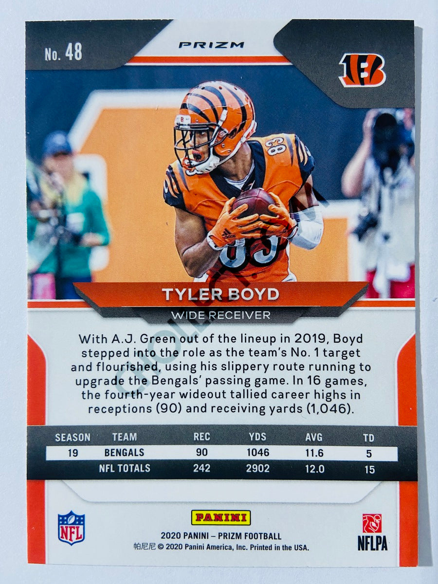 Tyler Boyd - Cincinnati Bengals 2020-21 Panini Prizm Football Red/White/Blue Parallel #48