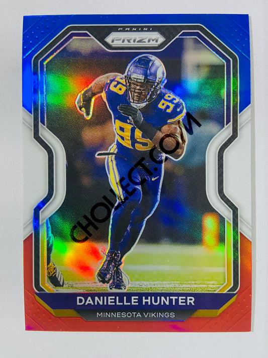 Danielle Hunter - Minnesota Vikings 2020 Panini Prizm Red/White/Blue Parallel #220