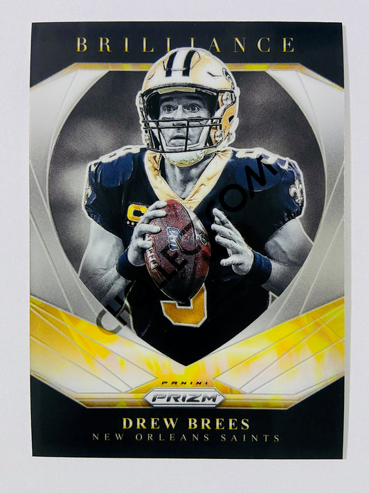 Drew Brees - New Orleans Saints 2020 Panini Prizm Brilliance Insert #8