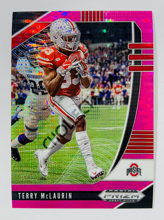 Terry McLaurin - Ohio State 2020 Panini Prizm Draft Picks Pink Pulsar #93