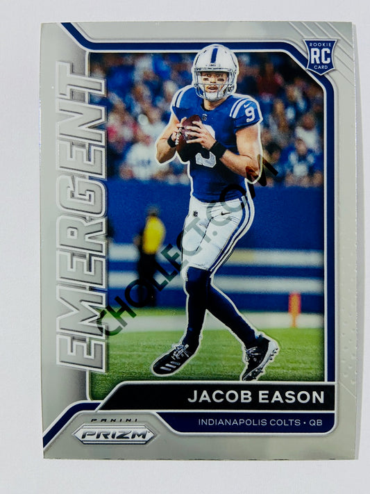 Jacob Eason - Indianapolis Colts 2020 Panini Prizm Emergent RC Rookie #13