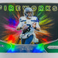 Russell Wilson - Seattle Seahawks 2020 Panini Prizm Fireworks Insert Green Parallel #11
