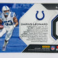 Darius Leonard - Indianapolis Colts 2020 Panini Prizm Unstoppable Insert #10