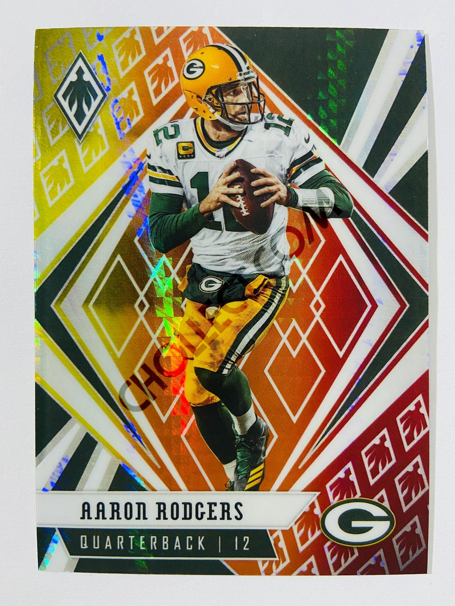 Aaron Rodgers - Green Bay Packers 2020 Panini Phoenix Fanatics Fire Burst #19