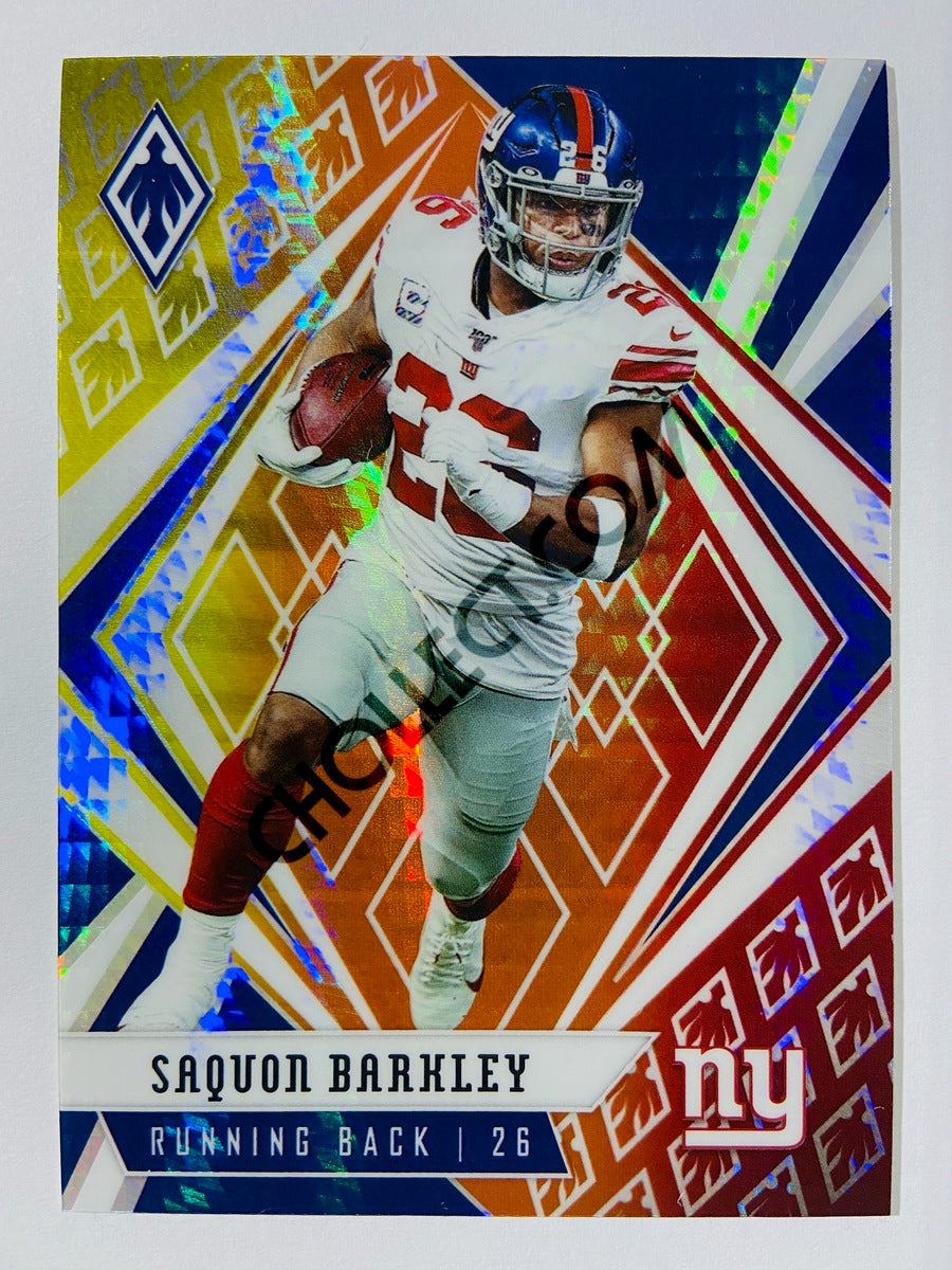 Saquon Barkley – New York Giants 2020 Panini Phoenix Fanatics Fire Burst #80