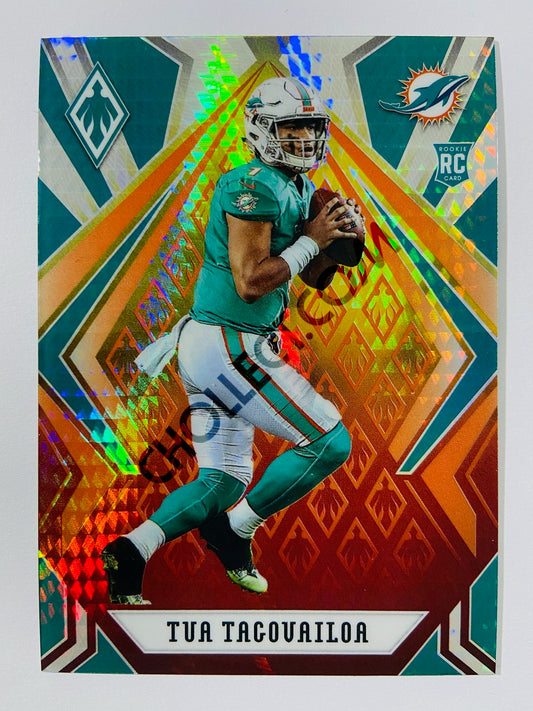 Tua Tagovailoa – Miami Dolphins 2020 Panini Phoenix Fanatics Fire Burst RC Rookie #19