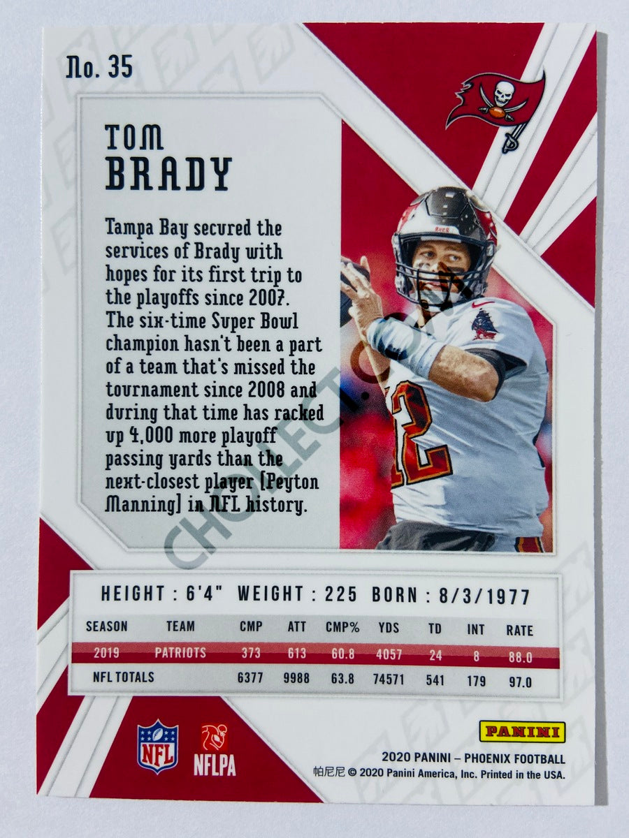 Tom Brady - Tampa Bay Buccaneers 2020 Panini Phoenix Fanatics Fire Burst #35