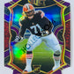 Jedrick Wills - Cleveland Browns 2020 Panini Select Concourse Level Purple Die Cut RC Rookie #90