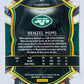 Denzel Mims - New York Jets 2020 Panini Select Concourse Level White Die Cut RC Rookie #63