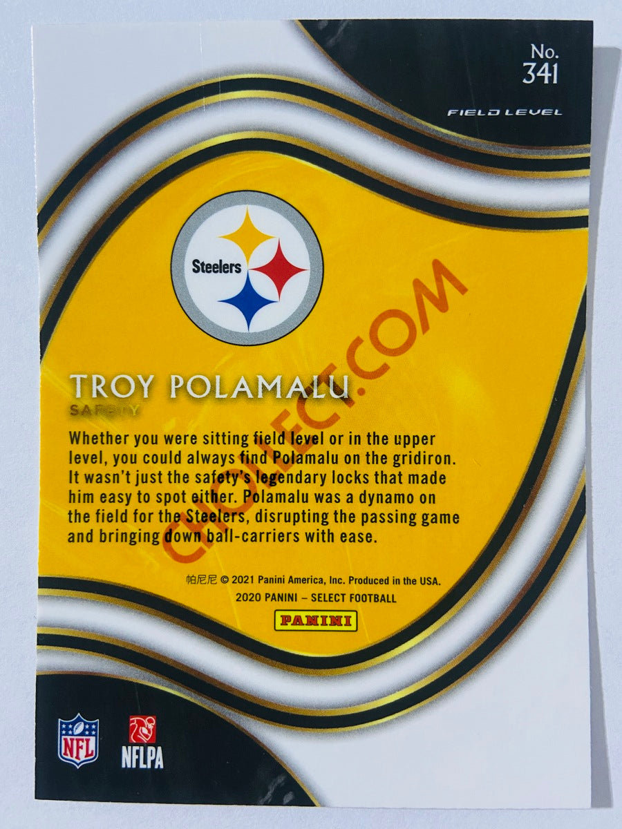 Troy Polamalu - Pittsburgh Steelers 2020 Panini Select Field Level #341