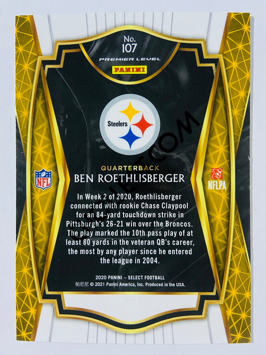 Ben Roethlisberger - Pittsburgh Steelers 2020 Panini Select Premier Level #107