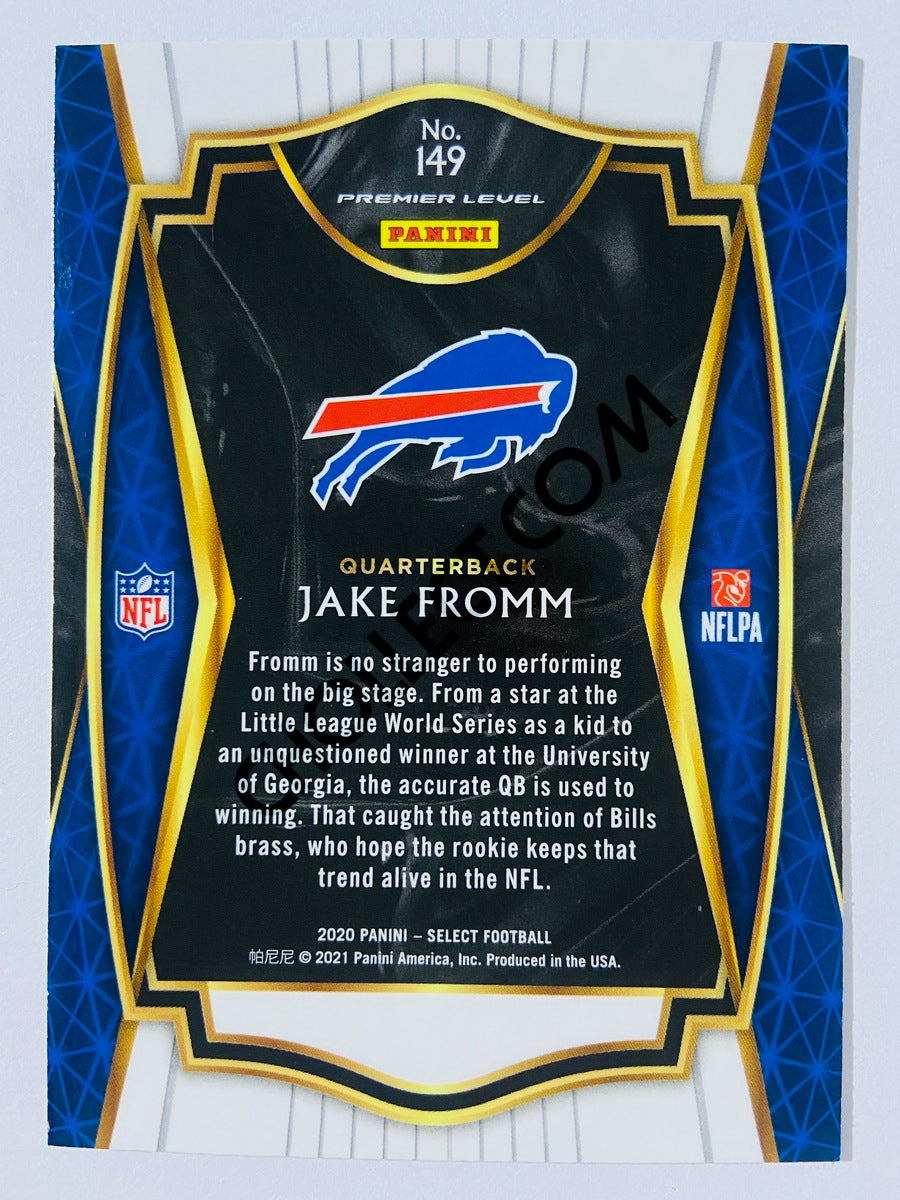 Jake Fromm - Buffalo Bills 2020 Panini Select Premier Level RC Rookie #149