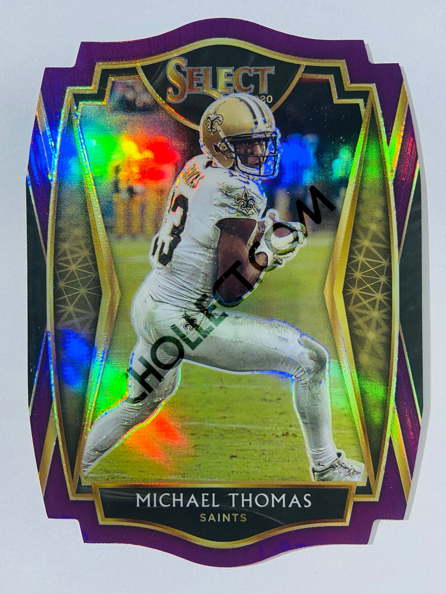 Michael Thomas - New Orleans Saints 2020 Panini Select Premier Level Purple Die Cut #135