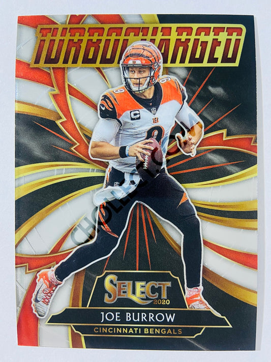 Joe Burrow - Cincinnati Bengals 2020 Panini Select Turbocharged Rookie Insert #T20