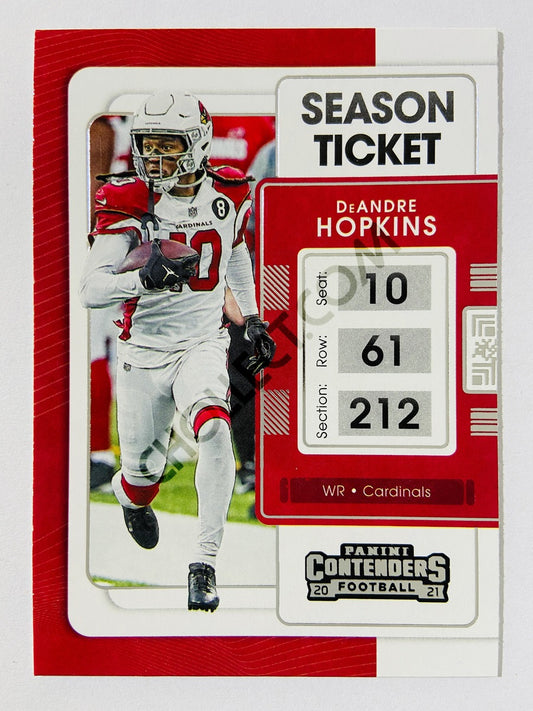 DeAndre Hopkins - Arizona Cardinals 2021 Panini Contenders Season Ticket #2